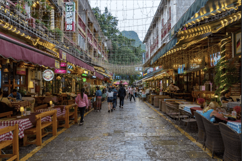 From Guilin: Li River Bamboo Rafting & Xianggong Hill Tour