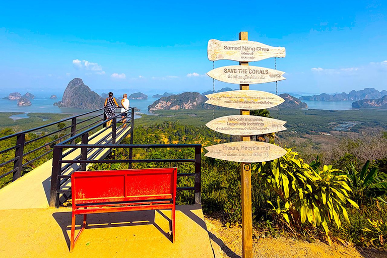 Khao Lak : Samet Nang Chi Viewpoint &Big Waterfall(Half-day)