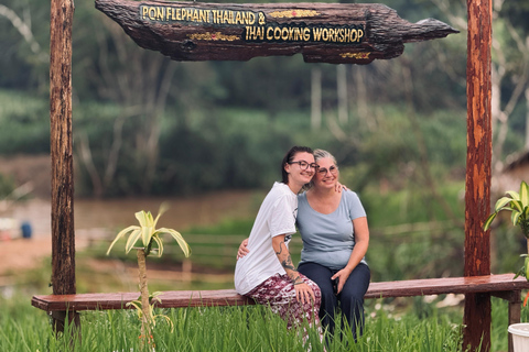Chiang Mai: Elephant Sanctuary & Thai Cooking Workshop Meeting Point In Town