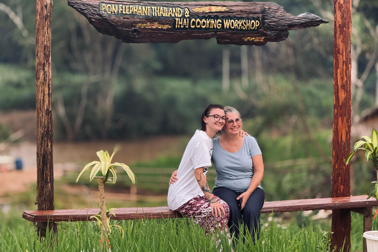 Chiang Mai: Elephant Sanctuary & Thai Cooking Workshop Meeting Point In Town