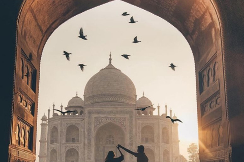 Agra: Evening Guided Tour with Sunset View of the Taj Mahal Agra: Evening Tour with Sunset View of the Taj Mahal