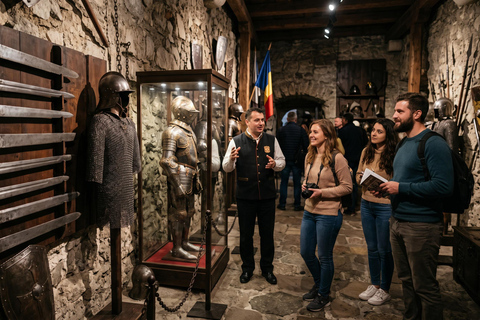 Bucharest: Dracula's Castle , Peles Castle & Brasov Day Tour Audio guide in 24 languages