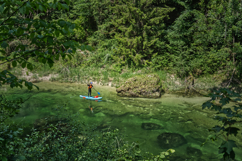 Lambach: Raft, kayak, or SUP river tour through Traun Gorge – Natura 2000 Dream Gorge with rafting boat, kayak, stand-up paddle board / TraunXperience