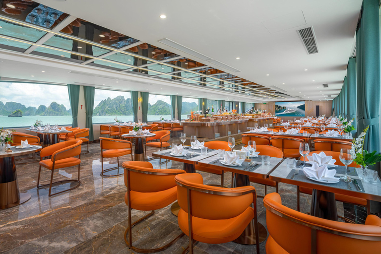 The BEST Ha Long Bay 5-Star Day Trip with Leona Cruise From Hanoi: The BEST Ha Long Bay 5-Star Leona Cruise