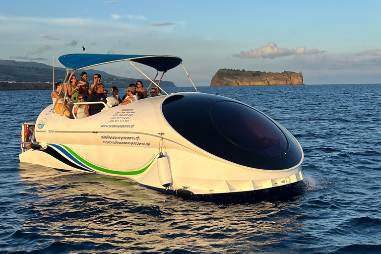 Vila Franca do Campo: Sunset Boat Tour with Drink and Cake