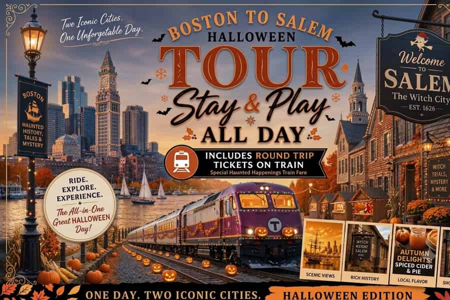 Von Boston nach Salem mit dem Zug: Historischer Rundgang: Bleib & hab Spaß. Foto: GetYourGuide