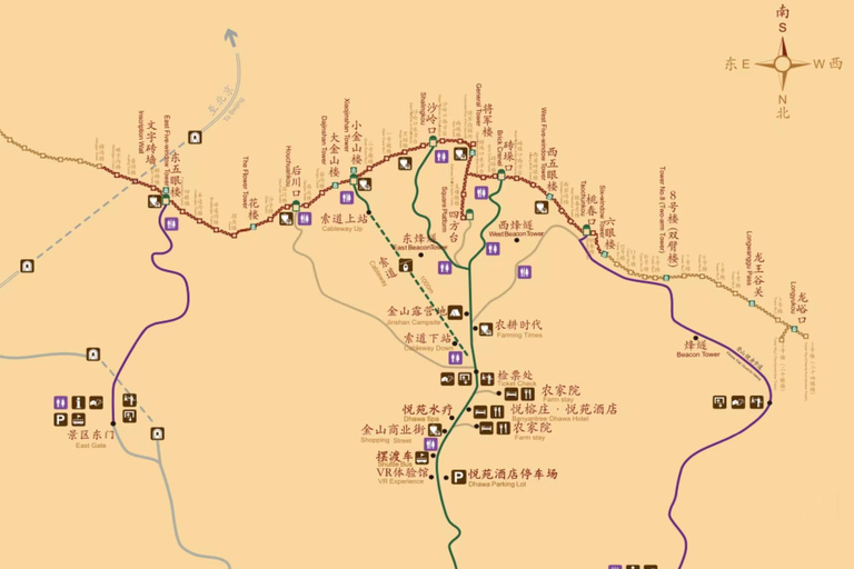 Peking: Jinshanling Great Wall Hiking Day Tour【Small Group】