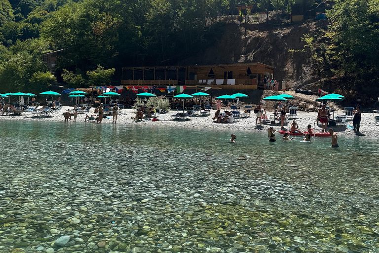 Från Tirana/Durresi: Shala River &amp; Komani Lake, upphämtning från hotellFrån / Durresi /Golem/ Shkodra : Shala River &amp; Komani Lake