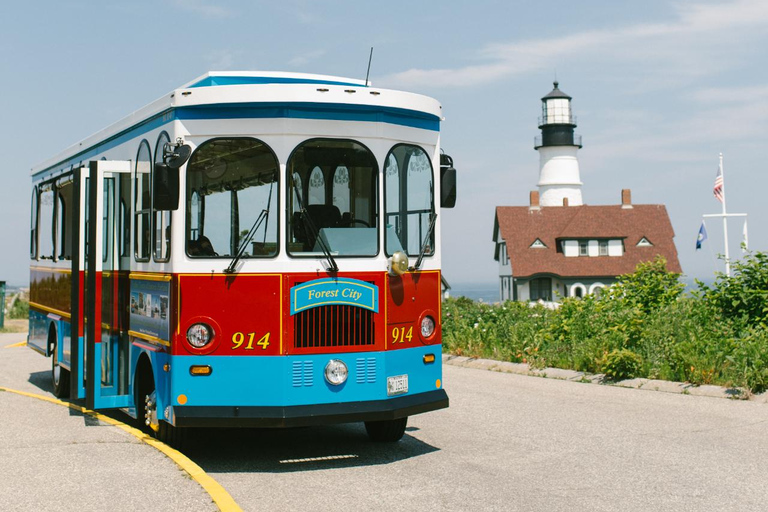 Portland: Lighthouse Trolley Tour with 3 Lighthouse Stops