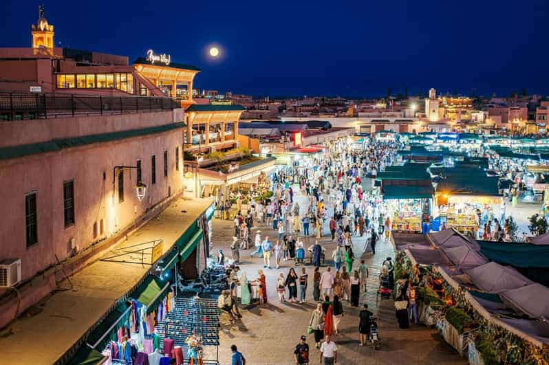 Marrakech : visite à pied guidée de la médina et du souk en soirée. - medina