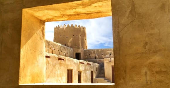 From Doha: Private Al Jassasiya, Zubarah & Purple Island.