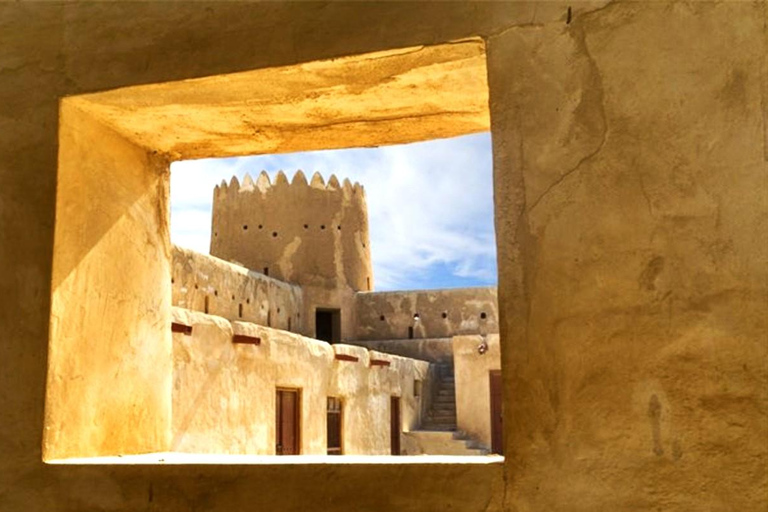 From Doha: Private Al Jassasiya, Zubarah & Purple Island. Private Tour