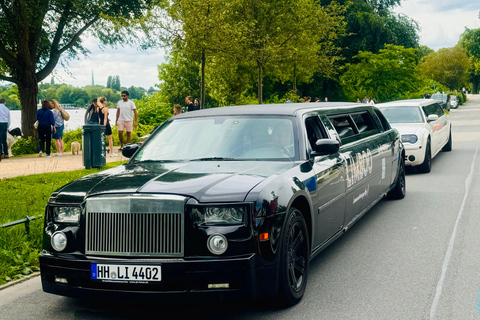 Hamburg tour in a stretch limousine