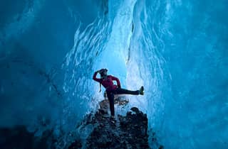 Skaftafell: Gletscherwanderung zum blauen Eis & optionale Winter-Eishöhle