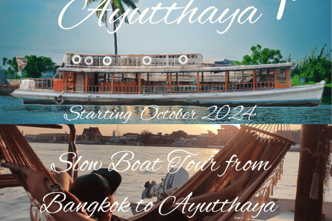 Bangkok to Ayutthaya: 6 Hour Slow Boat Tour on the River Bangkok to Ayutthaya: 6 Hour Slow Boat Tour on the River