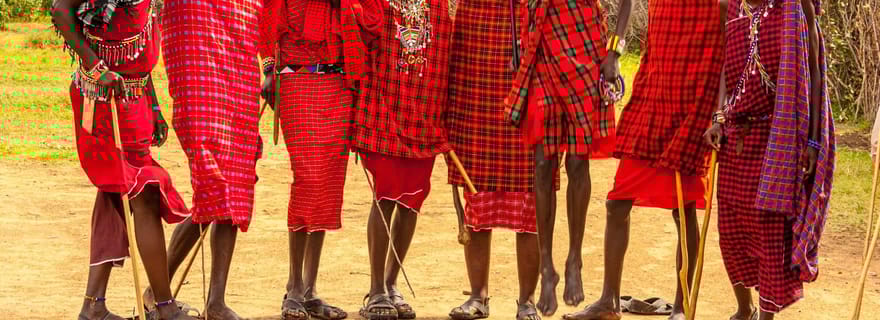Village de Massai et aquarium de Baraka turtules