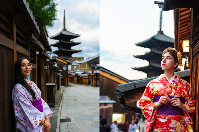 Kyoto: Private Kimono Photoshoot for Couples and Solo