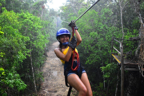 Playa del Carmen: ATV, zipline och äventyr i naturlig poolPlaya del Carmen: ATV, zipline och äventyr i den naturliga poolen