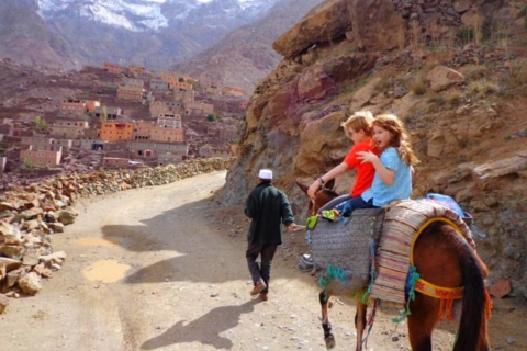 Excursion d'une journée à Marrakech en tyrolienne dans le Haut Atlas