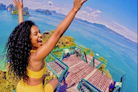 Hong Islands, Emerald Lagoon & 360° Viewpoint Day Tour Longtail Boat (Scenic & Relaxed Experience)