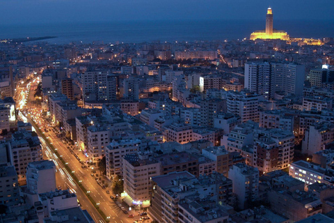 Casablanca: Layover Sightseeing Tour with Airport Transfer Layover including the Moroccan Hammam and traditional Dinner