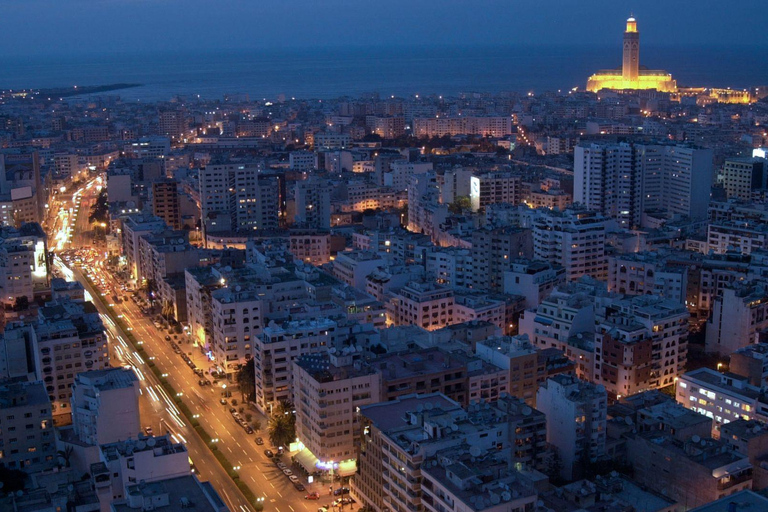 Casablanca: Layover Sightseeing Tour with Airport Transfer Layover including the Moroccan Hammam and traditional Dinner
