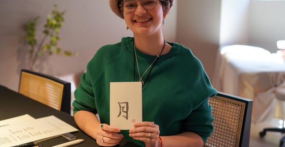 Kyoto: Private Calligraphy & Matcha in a Designer&#39;s Studio