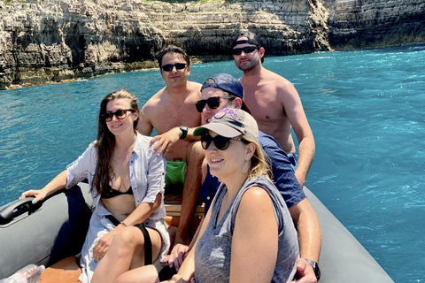 Vlorë: Sazan Island, Haxhi Ali Cave, and Karaburun Boat Tour