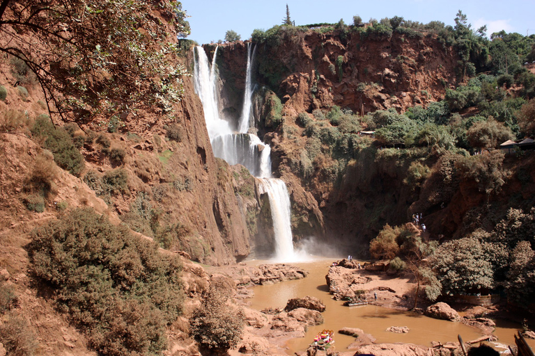 De Marrakech: caminhada guiada pelas cachoeiras de Ouzoud e passeio de barco