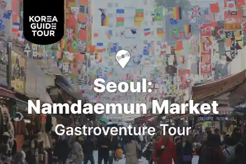 Séoul : Visite culinaire du marché de Namdaemun