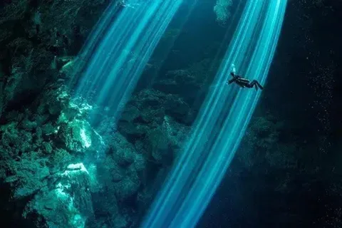 Playa del Carmen: Diving at Cenote Dos Ojos