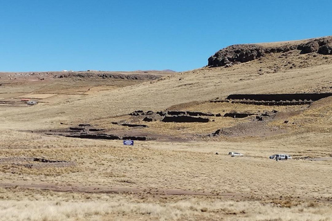 Puno: Fietstocht van een halve dag Chullpas Cutimbo + gids Engels/Spaans