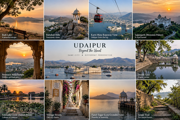 Explore Udaipur in One Day – Private Tour by Car With Guide Private Cab & Driver – No Guide