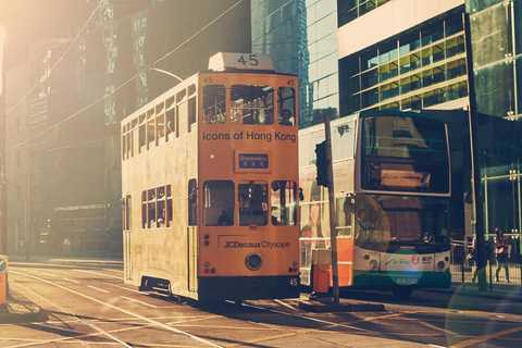 Hong Kong: Night Walking Tour, Tram Ride, & Victoria Peak