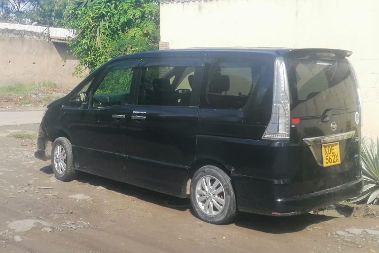 From Mombasa Airport: Diani transfer in a minivan (5 pax)