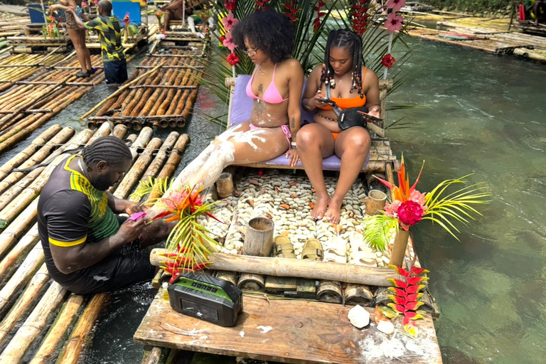 Bamboo Rafting with Limestone foot massage in Montego Bay