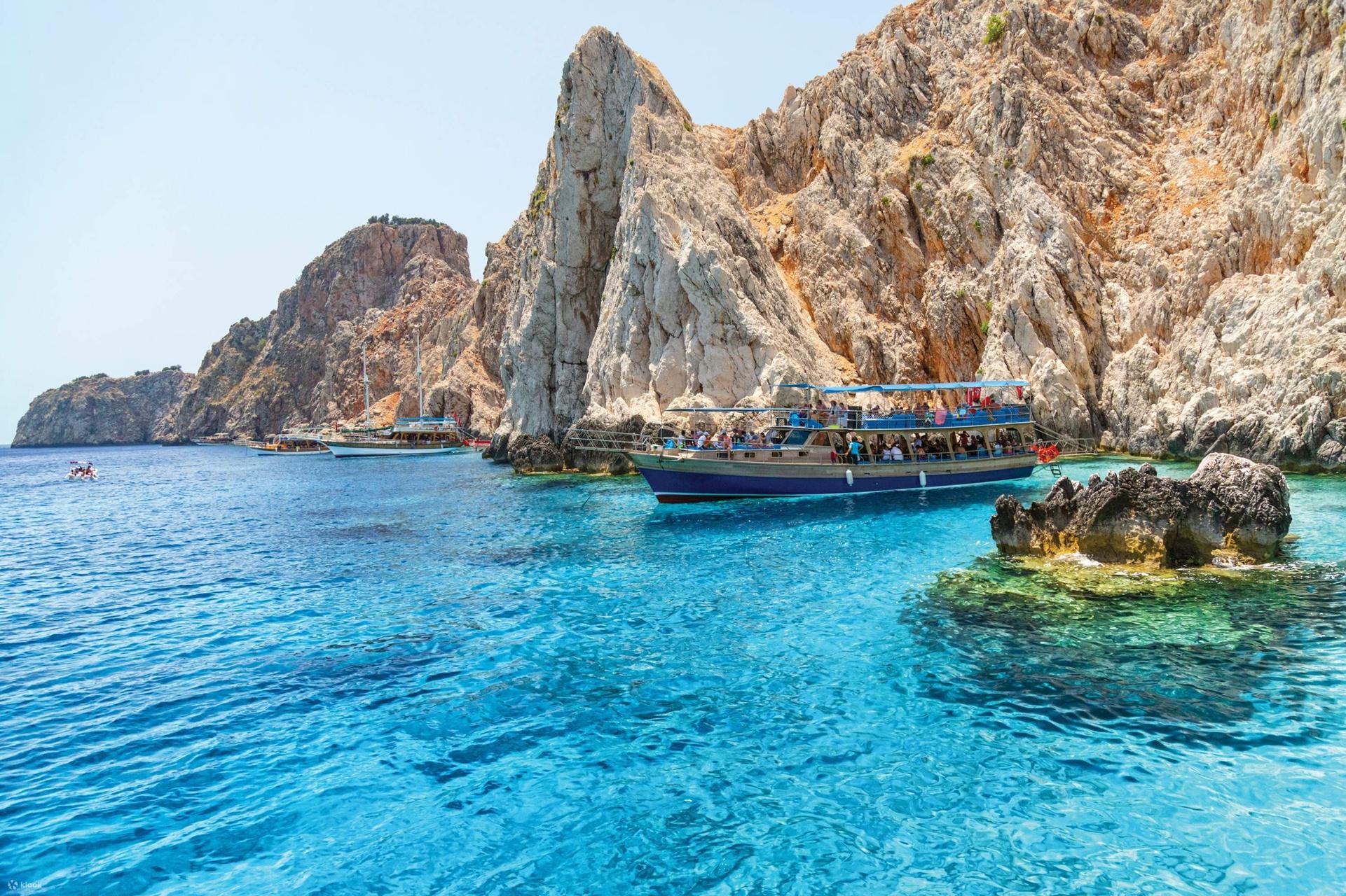 Kemer/Antalya: Suluada-Insel-Bootstour mit Mittagessen & Transfer