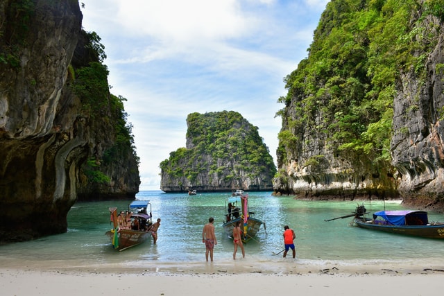 Krabi's Dawn Departure: Phi Phi Cove Collector