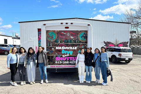 Nashville: Dive Bar Shuttle Tour with Hop-On Hop-Off Stops