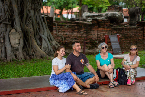 曼谷：大城府遗产快车和巴士一日旅行不含门票和午餐的行程