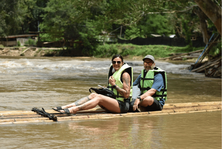 Chiang Mai: Bamboo Rafting, Elephant Feeding & Carp Café