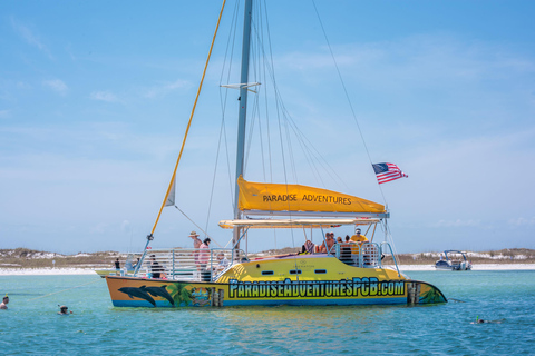 Panama City Beach: Shell Island Catamaran Snorkeling Tour