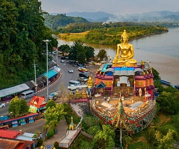 Chiang Mai: Chiang Rai-templer, Det gylne triangel og båttur
