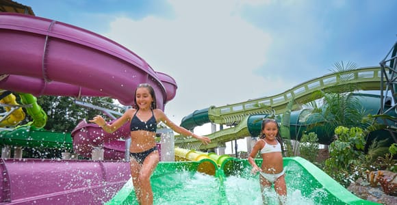 Salou: Caribe Aquatic & Night Entry to PortAventura Park