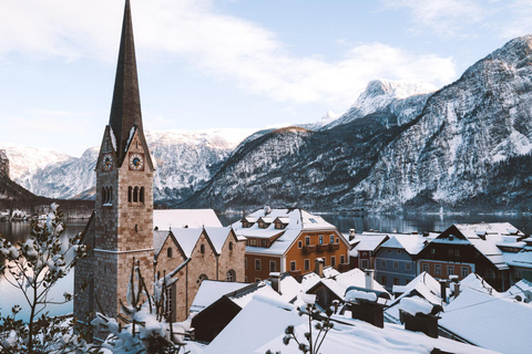 From Vienna: Guided day Tour to Hallstatt and Salzburg Private tour