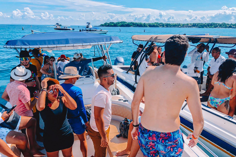 Cartagena : Excursion en bateau sur l&#039;île de Cholon et fête avec DJ + déjeuner