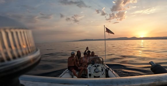 Salou: Sunset on a Boat