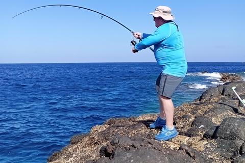 Lanzarote: Guided Shore Fishing Trip with Gear & Guide