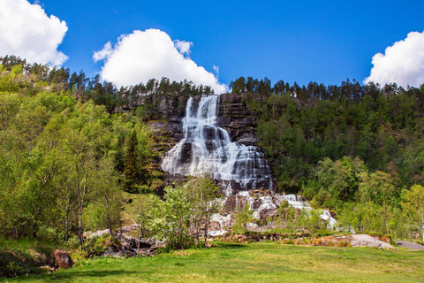 Z Bergen - piękny Nærøyfjord, Flåm i StegasteinZ Bergen: Wycieczka autobusowa z przewodnikiem z rejsem po fiordzie do Flåm