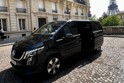 Paris: Luxury Mercedes Transfer to Caen Paris to Caen